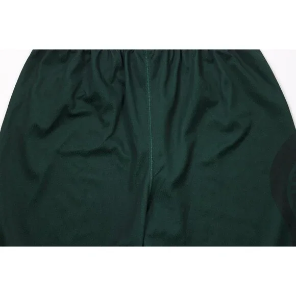Nike Mens L Team Issued Michigan State University Basketball Shorts Green USA
